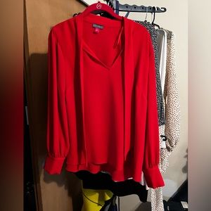Red Vince Camuto women’s blouse size medium